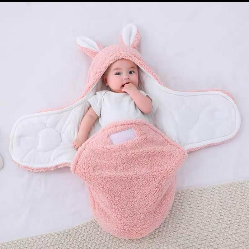 Premium Baby Blanket Pink Colour China Waterproof